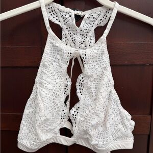 Victoria's Secret White Lace Bralette